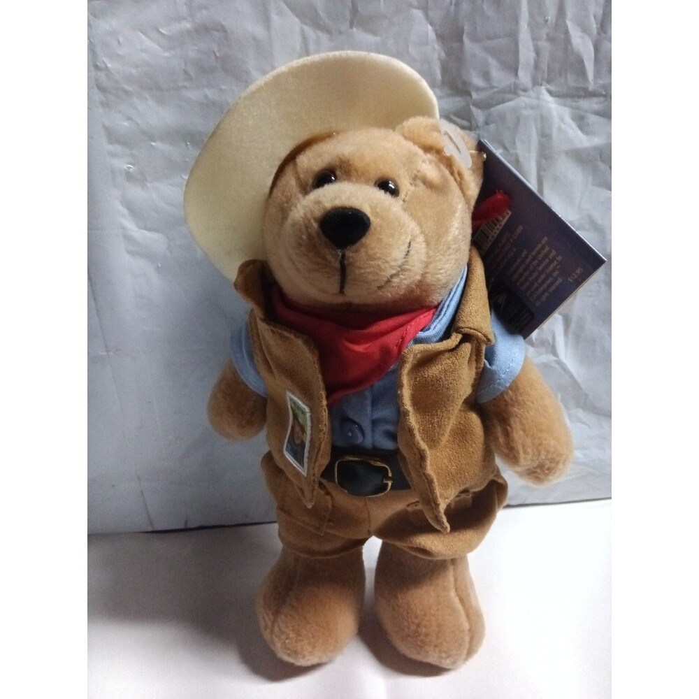 John Wayne Stamp Bear Legends of Hollywood 2005 8" Plush Teddy Cowboy Star